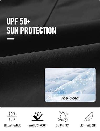 MoFiz Hiking Shorts Womens Quick Dry Lightweight Long Hiking Shorts for Women Knee Length for Camping Travel Golf with Zipper Pockets Black Large - Image 5