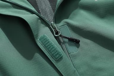 DECKTIN Women's Waterproof Raincoat Lightweight Rain Jacket Detachable Hood Travel Outdoor Olive XL - Image 4