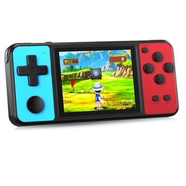 Beico 32 Bit Kids Handheld Games Preloaded 139 Video Games,Portable Electronic Toys with 3.0" IPS Screen Rechargeable Battery,Gaming System Birthday Gifts for Boys Girls Ages 4-12 (Blue-Red) - Image 1