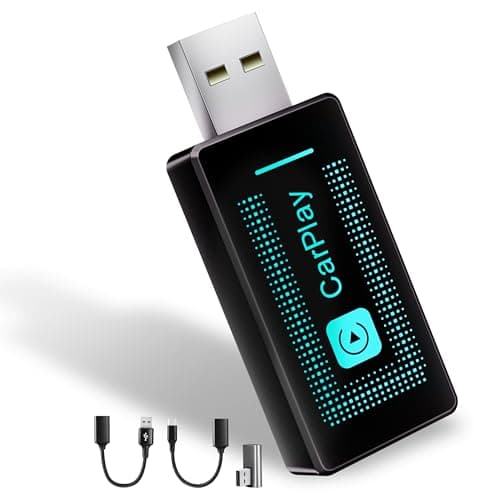 Pashlysh Wireless Carplay Adapter for iPhone, 2024 Upgrade, USB CarPlay Wireless Stick, Easy Plug and Play, Compatible with 2016 and Newer Cars and iPhone iOS 10+ - Image 1