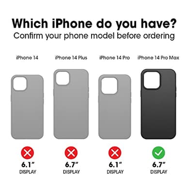 OtterBox Detachable Folio Wallet (Case Sold Separately) for MagSafe - iPhone 15 Pro Max and iPhone 14 Pro Max - Shadow (Black) - Image 2