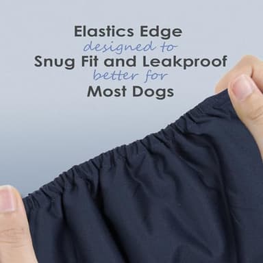 wegreeco Washable Male Dog Belly Band (Stylish Pattern)- Pack of 3 - Washable Male Dog Belly Wrap, Dog Diapers Male (Blue, Green, Champagne, X-Large) - Image 4