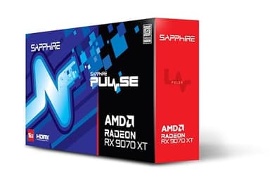 Sapphire Pulse AMD Radeon™ RX 9070 XT Gaming 16GB Dual HDMI/Dual DP - Image 1