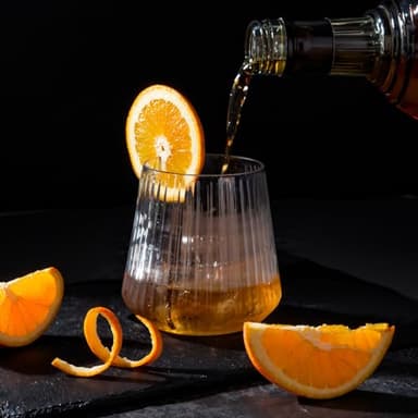 30 Pack Plastic Ribbed Wine Glasses, 14 OZ Origami Stemless Disposable Wine Champagne Whiskey Glasses Unbreakable Clear Plastic Cocktail Glasses, Reusable Wine Cups for Home Party Wedding Bar - Image 7