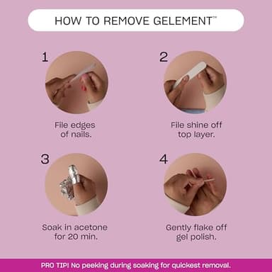 OPI GELement No-Wipe Top Coat | LED Cure Gel Nail Polish | DIY Salon Quality Gel Manicure | Vegan Formula, Durable Wear with High Shine Finish | 0.3 Fl Oz. - Image 5