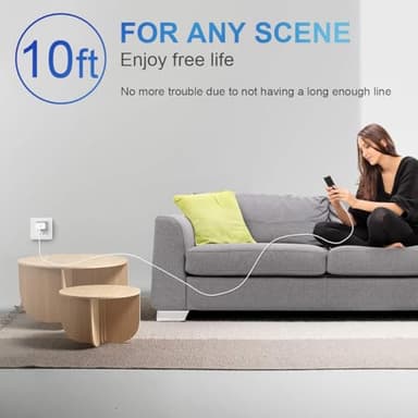 iPhone 17 16 15 Fast Charging 10FT Long USB C Charger Type C Charger 3 Pack Fast Charger USB C for iPhone 17/17 Plus/17 Pro/17 Pro Max/16/16 Plus/16 Pro/16 Pro Max/15/15 Pro Max,iPad Pro,Samsung - Image 7