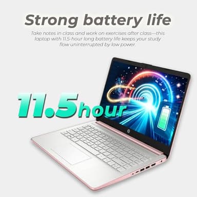HP Ultrabook Laptop with Office 365 & Copilot AI • Intel 4-Core CPU • 1.1TB Storage (1TB OneDrive and 128GB SSD) • 8GB RAM • Windows 11 w/o Mouse - Image 5