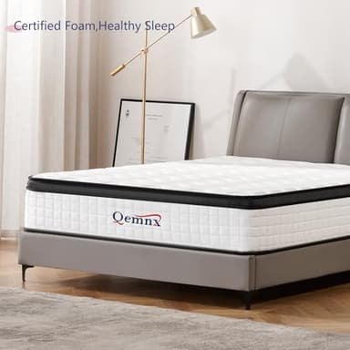 12 Inch Queen Mattress, Mattress for Cool Night & Pressure Relief,Edge Support Pressure Relief with Motion Isolating, Ships Compressed - Image 7