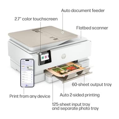 HP Envy Inspire 7955e Wireless Color Inkjet Printer, Print, scan, copy, Easy setup, Mobile printing, Best-for-home, 3 month Instant Ink trial included, AI-enabled (1W2Y8A) - Image 4