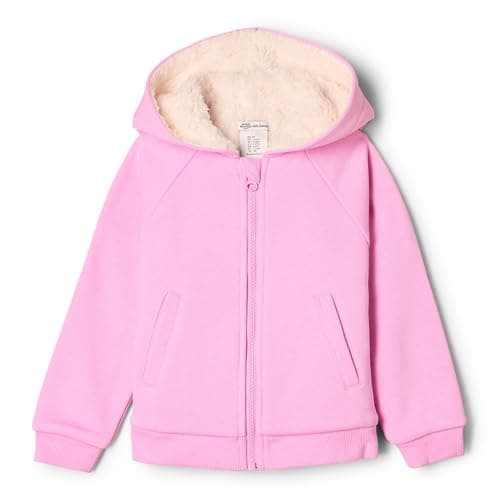 Amazon Essentials x Sofia Grainge Unisex Toddlers' Zip Hoodie Sweatshirt, Pink, 2T - Image 1
