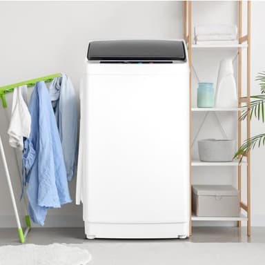 Bonnlo 17.8lbs Fully Automatic Washer, 2 in 1 Portable Washing Machine, Top Load Washer and Spin Dryer Combo with Drain Pump, 8 Washing Programs & 5 Water Level for Home, Apartment - Image 7