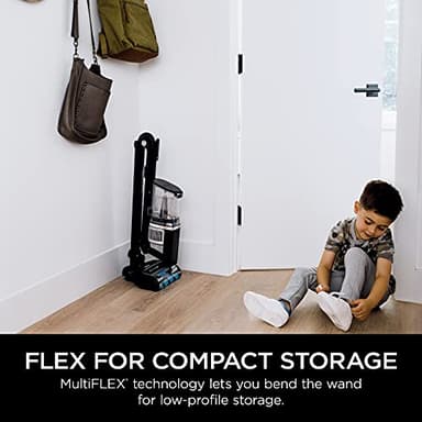 Shark Vertex Pro Cordless Vacuum Cleaner with HEPA Filter, Lightweight, Portable, Removable Handheld, Self Cleaning DuoClean PowerFins, 120-min Runtime, IQ Display, Black/Silver, IZ682H - Image 5