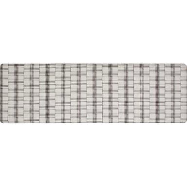 FloorPops Rooney Taupe Anti-Fatigue Comfort Long Mat 60in x 20in x 0.5in, FPA6290 - Image 1