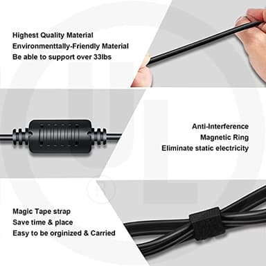 45W 19.5V 2.31A AC Adapter Laptop Charger for Dell Inspiron 11 13 14 17 15 3000 5000 7000 Series Inspiron 3147 3168 5378 7348 7352 7353 7378 3558 3567 5555 5559 7558 5755 5759 Power Supply Cord - Image 8