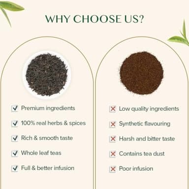 VAHDAM Original English Breakfast Tea (340g/12oz) 170+ Cups | Non GMO, Gluten Free | Strong & Aromatic Loose Leaf | Unblended Single Origin | Vacuum Sealed Pack - Image 6