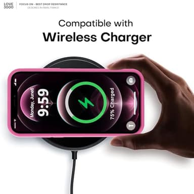 LOVE 3000 Compatible with iPhone 12 Pro Max Phone Case | Thickening 2.1 MM Liquid Silicone | Anti-Scratch Microfiber Lining | Full-Body Duty Heavy Protection Case for Men, Pitaya - Image 7