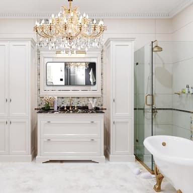 Minuover Wall Mount Mirror for Bathroom, Brushed Black Metal Framed Large Rounded Corner Rectangular Vanity Mirror, Tempered Glass (28" x 60", Black) - Image 2