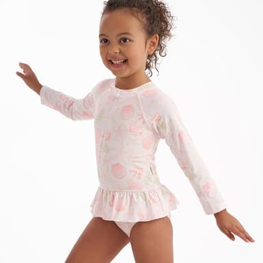 Gerber Toddler Girls' Rashguard, Shells, 5T - Image 5