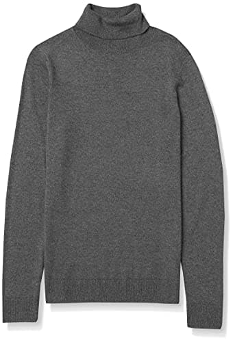 Amazon Essentials Women's Classic-Fit Lightweight Long-Sleeve Turtleneck Sweater (Available in Plus Size), Charcoal Heather, X-Large - Image 10