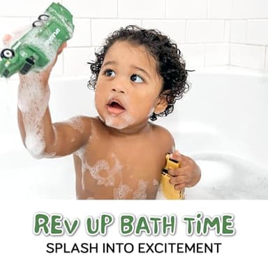 SplashEZ Mold Free Car Bath Toys for Kids | Toddler Bath Toys with No Hole for Water | Vehicles Set Ideal Size for Little Hands | Safe, Durable for Endless Tub Fun | Great for Boys & Girls Ages 0+ - Image 4