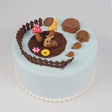 Wood Stump Cake Fondant Silicone Molds, Snail Mushroom Silicone Molds Chocolate for Cake Decoration, Cupcake Toppers, Candy Craft Glue, Polymer Clay Resin - Image 6