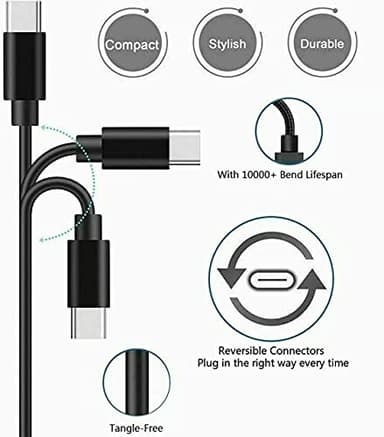 iPhone 15 Car Carplay Cable, USB A to USB C Cable for iPhone 16 15, Pro Max, Plus, iPad 10th Gen, Pro, Air 5th/4th, Mini 6th Gen Car Charger Charging Cord - Image 3