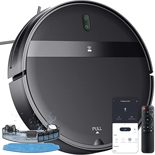 Kilgone Robot Vacuum and Mop Combo, App/Alexa Control, Smart Robot Vacuum Cleaner, Ultra-Thin, Automatic Recharge Robotic Vacuum Cleaner for Pet Hair/Carpet/Hard Floor - Image 1