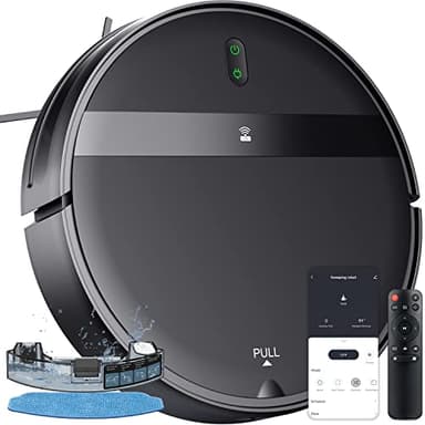 Kilgone Robot Vacuum and Mop Combo, App/Alexa Control, Smart Robot Vacuum Cleaner, Ultra-Thin, Automatic Recharge Robotic Vacuum Cleaner for Pet Hair/Carpet/Hard Floor - Image 1