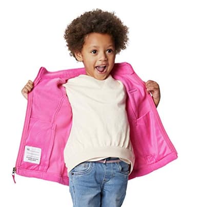 Columbia unisex-baby Benton Springs Fleece Jacket, Pink Ice, 12-18 Months - Image 5