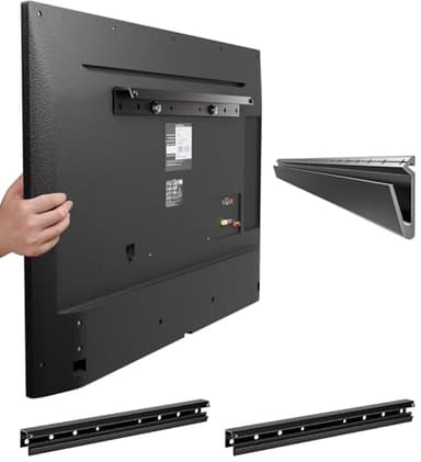 Fulifix 2 Pack Studless Drywall TV Mount for 22-55 Inch TVs, No Drill TV Wall Bracket up to 100 lbs Max VESA 400x400mm, No Stud TVs Wall Mount fits Most LED LCD Flat Curved Screen TVs & Monitors - Image 1