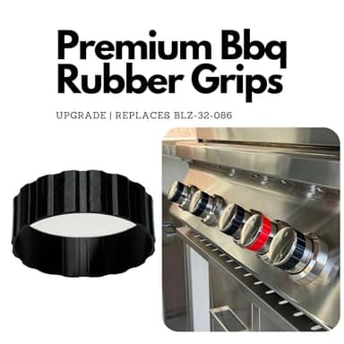 Rubber Grip Replacement - Compatible Replacement for Blaze Control Knob Replaces BLZ-32-086 (Red) - Image 2