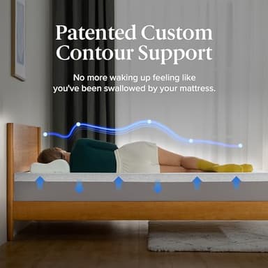 ZINUS 8 Inch Ultima Memory Foam Mattress [New Version], Twin, Fiberglass Free, Medium Firm Feel, Breathable Airflow Memory Foam, Certified Safe Foams & Fabric, Mattress in A Box - Image 3