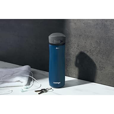 Contigo Jackson Chill 2.0, Vacuum-Insulated Stainless Steel Water Bottle with Secure Lid, Leak-Proof Travel Friendly, 20oz Capacity, Blueberry Color, Keeps Drinks Cold for 12 Hours - Image 2