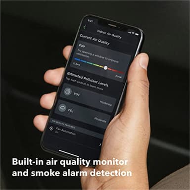 ecobee Smart Thermostat Premium with Smart Sensor and Air Quality Monitor - Programmable Wifi Thermostat - Works with Siri, Alexa, Google Assistant - Image 5