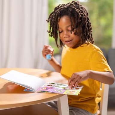 Melissa & Doug Sticker Wow!™ 24-Page Activity Pad and Sticker Stamper, 300 Stickers, Arts and Crafts Fidget Toy Collectible Character – Tiger - for Kids Ages 3+ - FSC Certified - Image 6