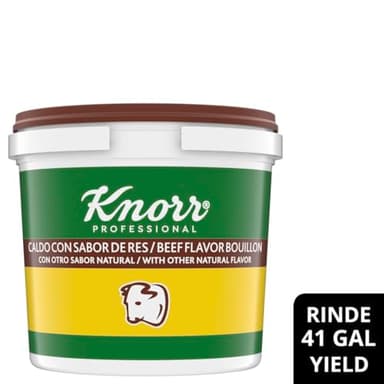 Knorr Professional Caldo de Res, Beef Bouillon with Beef Flavor Granulated Base, Bouillon as a Base, Marinade, Flavor Enhancer, Shelf Stable Convenience, 0g Trans Fat, 4.4 lbs (Pack of 1) - Image 3