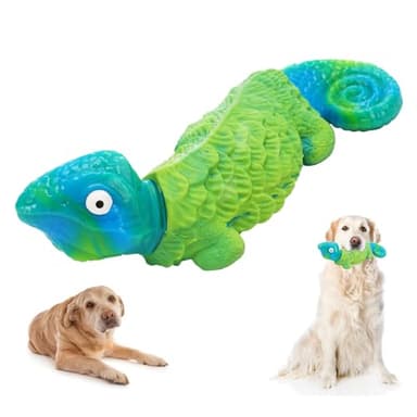 Ankinghor Durable Dog Toys for Aggressive Chewers, Indestructible Dog Toys for Large Dogs, Tough Chew Toys for Small Medium Large Breed to Keep Them Busy (Strong Beef Flavored Lizard) - Image 1
