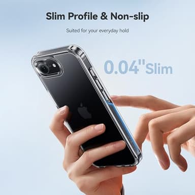 CASEKOO for iPhone 16e Case Crystal Clear, [12FT Military-Grade Protection][Never Yellow Technology] Transparent Slim Cover Women Men for iPhone 16e PhoneCase 6.1 inch, Clear - Image 6