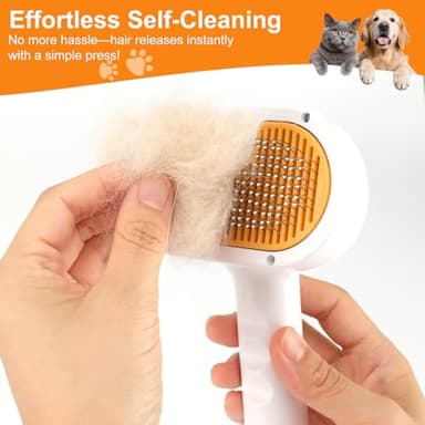 3-in-1 Pet Steam Brush Set for Dogs & Cats, Grooming Comb with Spray, Defur Tool, Water-Assisted Hair Removal, Spritz Brush, Multi-Purpose Kit, Undercoat Rake, Deshedding Brushes, Dematting Brush. - Image 7