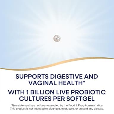 Nature's Way Women's Probiotic Pearls, Supports Women's and Digestive Health*, Protects Against Occasional Constipation & Bloating*, 1 Billion Live Cultures, 90 Softgels - Image 2