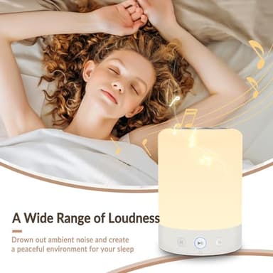 Kipcush Night Light White Noise Sound Machine, Max 8H Timer, 20 Soothing Sleep Sounds. Portable Design for Bedroom, Office, Nursery, Travel, Up to 8 Hours Battery Life - Image 9