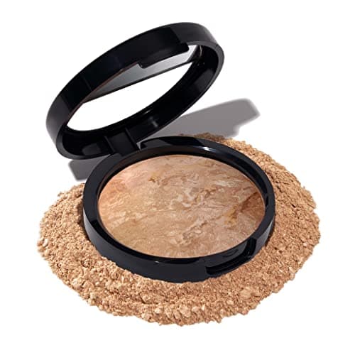 LAURA GELLER NEW YORK Award-Winning Baked Balance-n-Brighten Color Correcting Powder Foundation - Medium - Buildable Light to Medium Coverage - Demi-Matte Natural Finish - Image 1