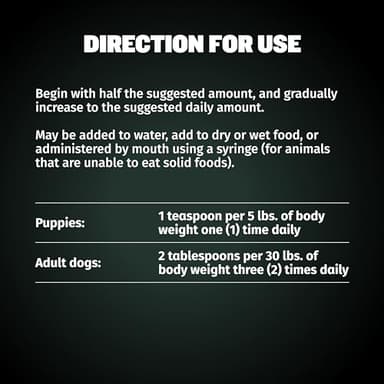 Bully Max Liquid Weight Gainer for Dogs – High Calorie Dog Supplement with Omega-3 & Whey Protein – 2-in-1 Multivitamin for Healthy Weight Gain – for Puppies & Adult Dogs – 16 oz - Image 2