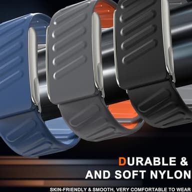 omee Silicone Sport Band Compatible with Whoop 5.0 Band Strap Men Women, Breathable Sport Adjustable Waterproof Replacement Wristbands Straps for Whoop 5.0 Silicone Bands - Image 3