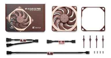 Noctua NF-A12x25 G2 PWM, Premium-Quality Quiet 120mm PC Fan (Brown) - Image 4