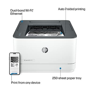 HP LaserJet Pro 3001dw Wireless Black & White Printer, Best-for-Office (3G65OF) - Image 4