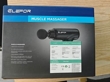 Massage Gun Deep Tissue,Percussion Back Massager Gun for Athletes Muscle Massage Gun for Pain Relief with 8 Massage Heads & 20 Speeds (Matte Black) - Image 9