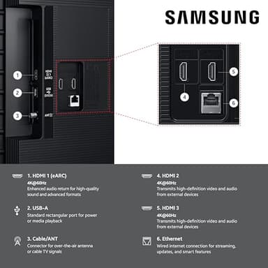 Samsung 50-Inch Class Crystal UHD U8000F 4K Smart TV (2025 Model) Endless Free Content, Crystal Processor 4K, MetalStream Design, Knox Security, Alexa Built-in - Image 4
