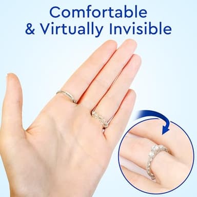 Ring Sizer Adjuster for Loose Rings - 12 Pack, Guards, Spacers & Tighteners, Fits Bands Up to 6mm, Reduces Size by 0.5-1.5, Invisible Design for Women & Men by 5 STARS UNITED - Image 6