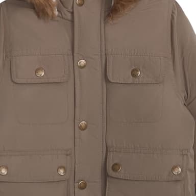 Carter's Baby Boy's Warm Winder Parka Hooded Jacket, Brown - Image 4